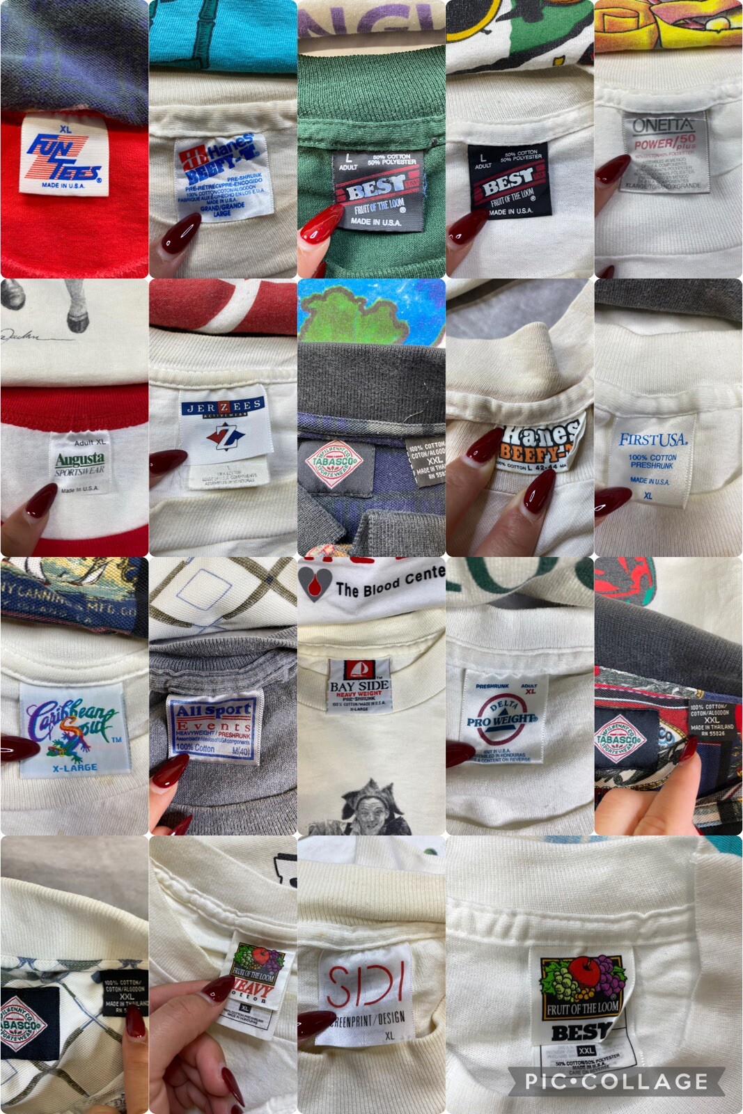 Vintage Graphic shirts Lot Of 20 Promo Funny Cartoons Sport Destinations Mix Szs gallery