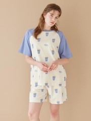 Gelato Pique Popcorn Print T-Shirt PWCT261370 Women’s CRM Free SizeJapan