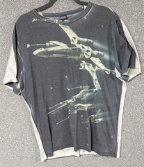 STAR WARS Millennium Falcon Death Star Battle Shirt Men’s XXL Men’s EUC 2XL