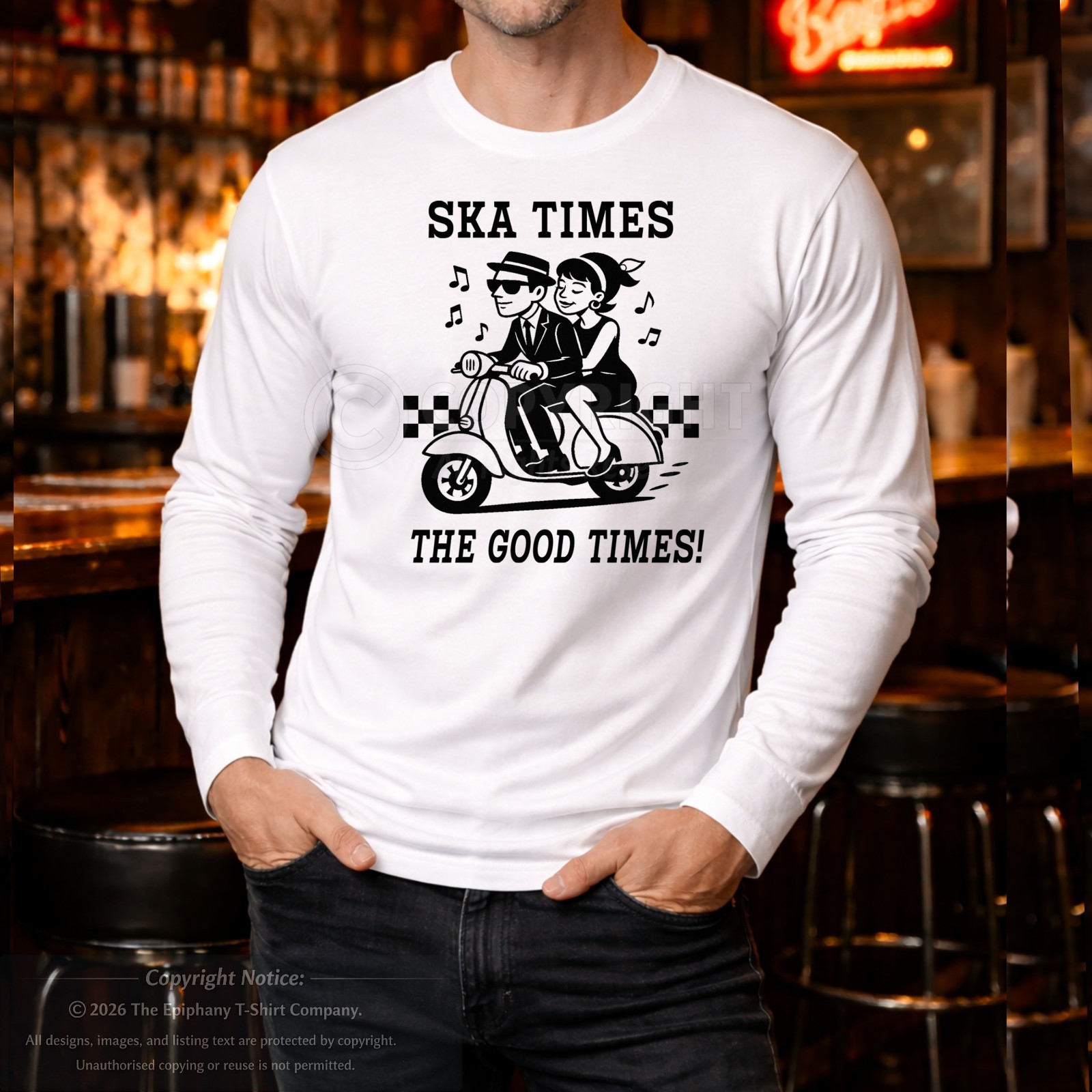Ska T-Shirt 2-Tone Two Tone The Specials Beat Madness Fun Design Rude Boy Girl