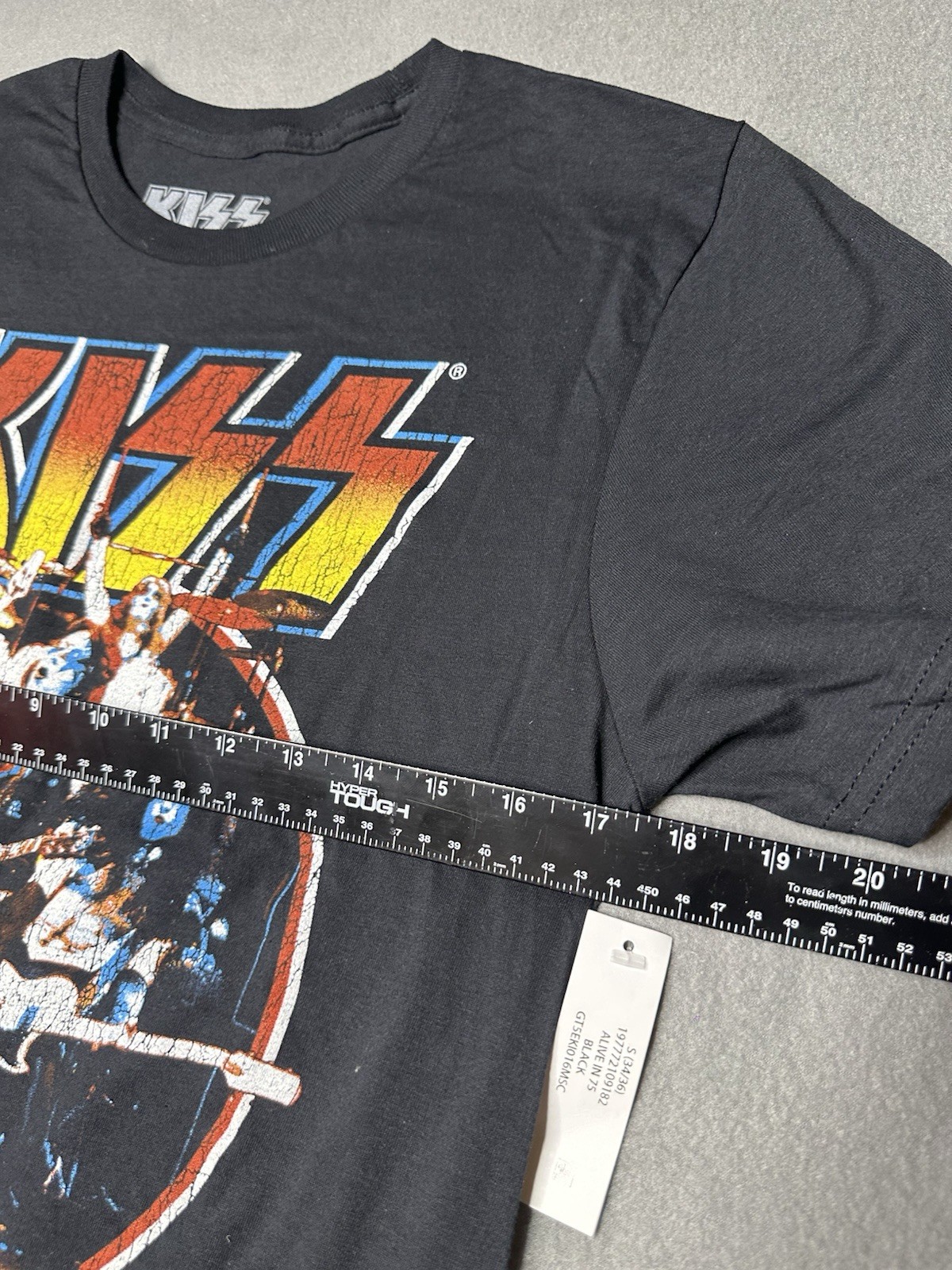 Men's KISS Alive In 75 Graphic Crew Neck T-Shirt Tee Medium S 34/36 NEW NWT gallery