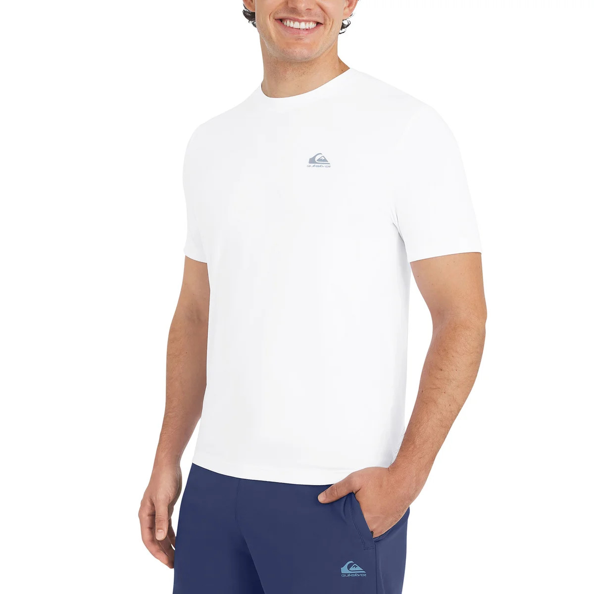 Quiksilver Men's Active Tee T-Shirt Moisture Wicking 4-Way Stretch New S M L-3XL gallery