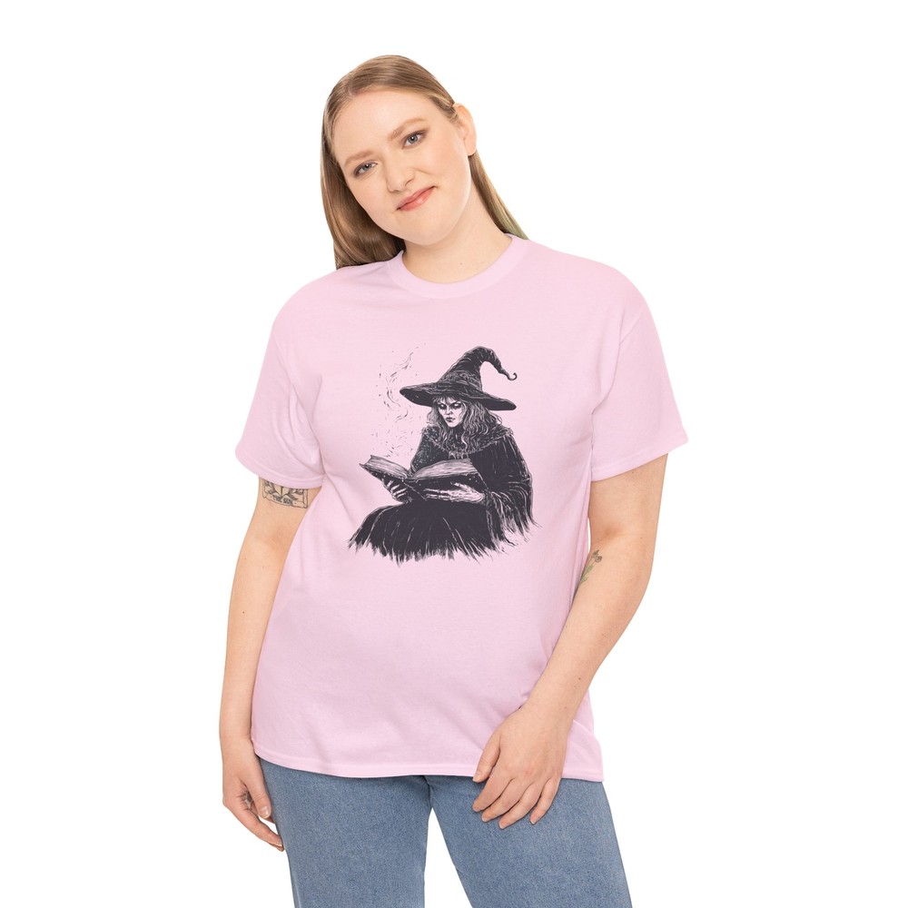 Gothic Witch T-Shirt | Witch Casting a Spell T-Shirt