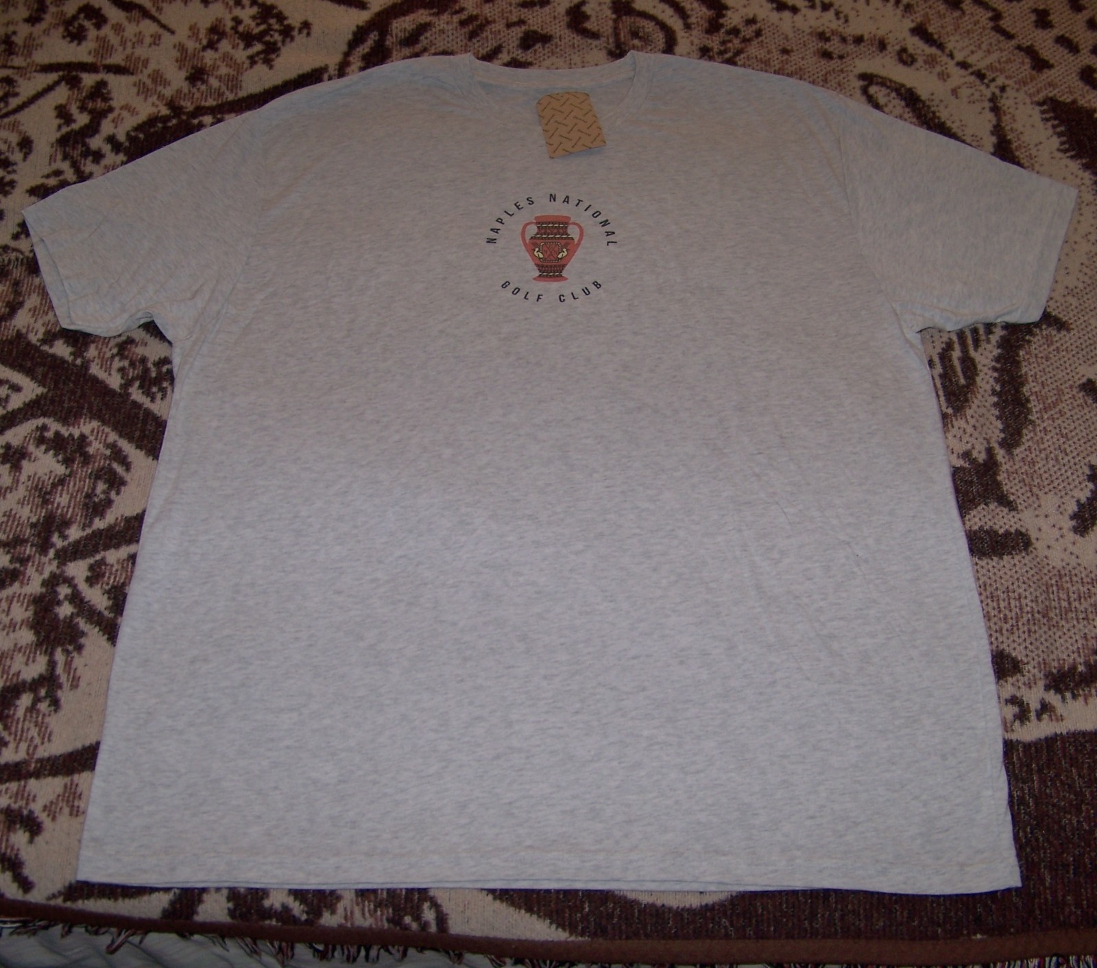 NEW IMPERIAL Crew Neck Cotton Poly Tee Shirt NAPLES NATIONAL GOLF CLUB 2XL Gray gallery