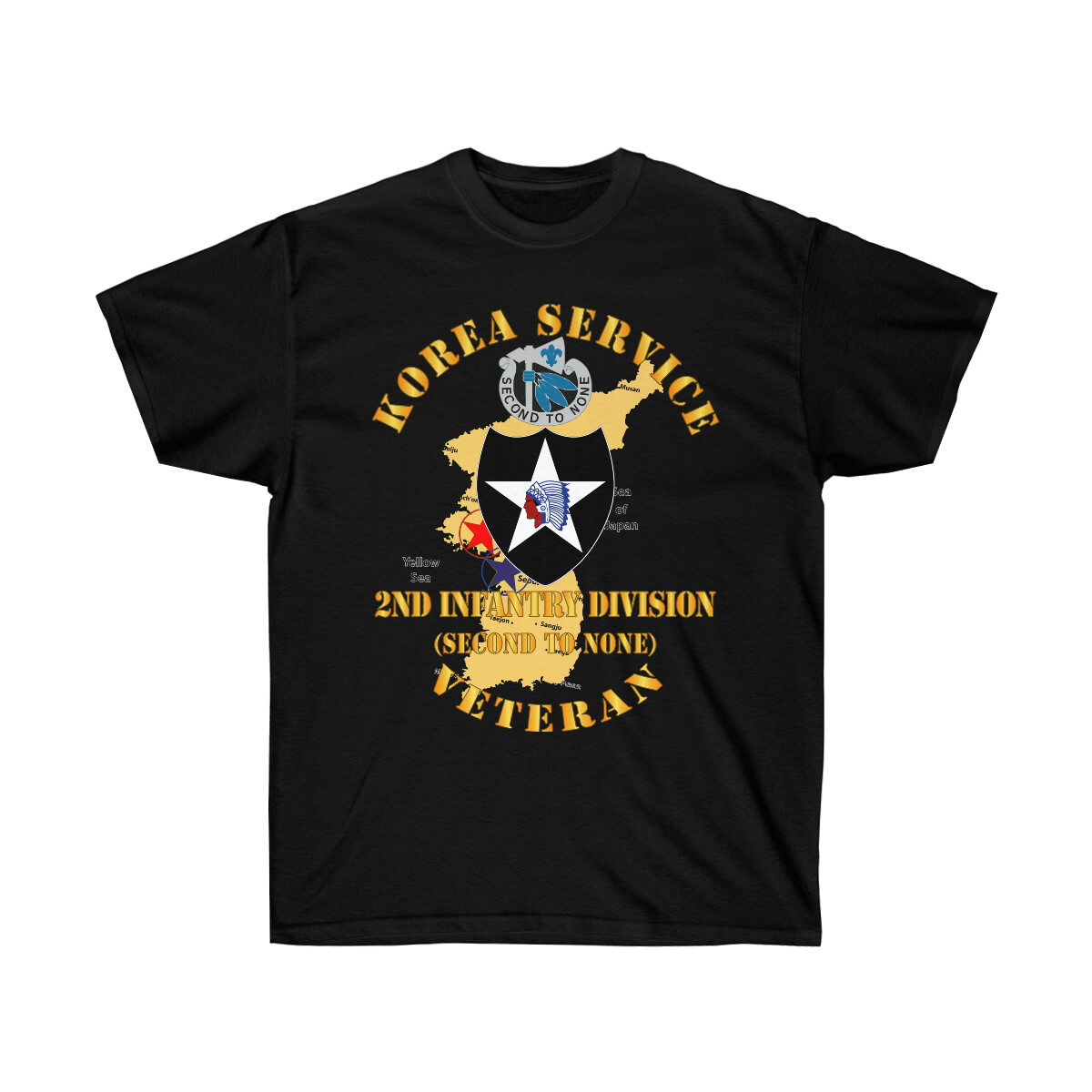 Classic T Shirt - Korea Service Vet - 2nd Infantry Div - Second to None gallery