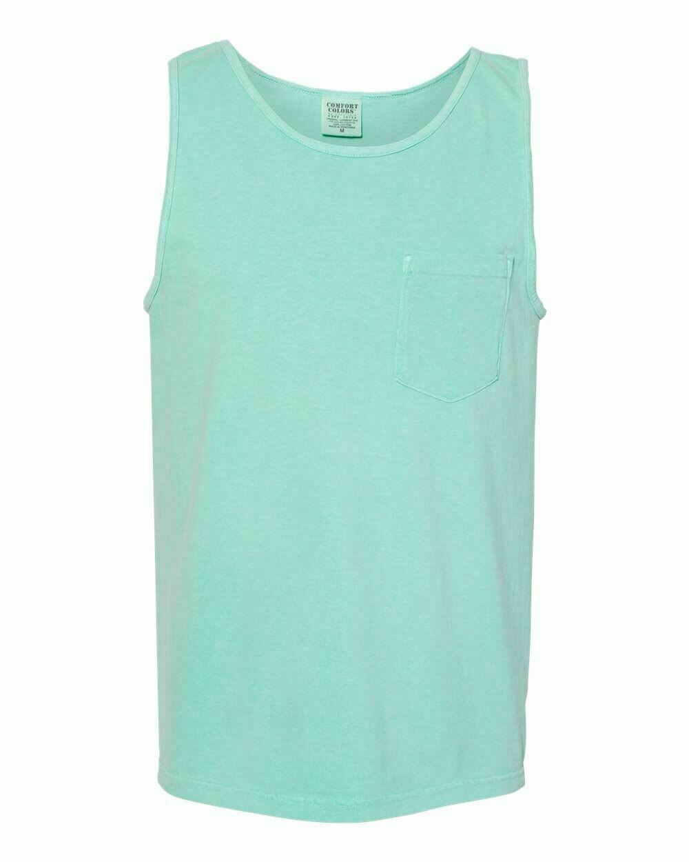 Comfort Colors 9330 - 3 First Quality Pocket Tank Tops- Assorted Colors gallery