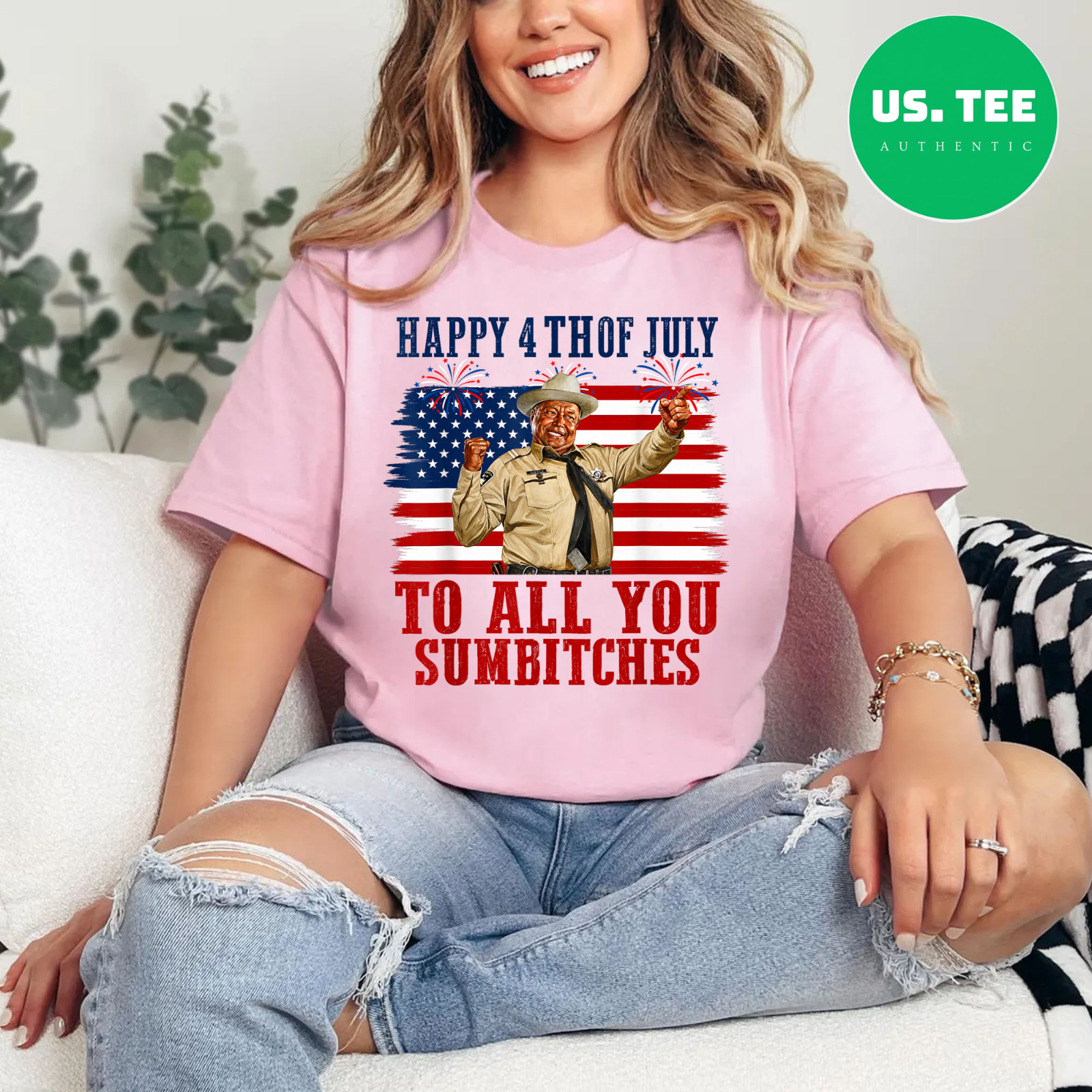 Happy 4th of July to All You Sumbitches T-Shirt gallery