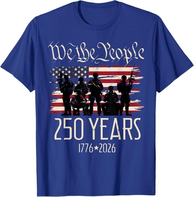 250 Years US Flag 250th Anniversary American Birthday USA T-Shirt gallery