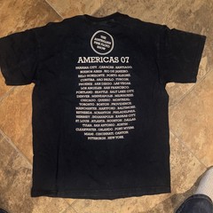 The Australian Pink Floyd Show Navy Americas 07 T-shrt Medium