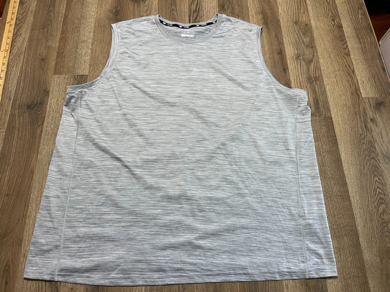 Tek Gear Tank Top, Men’s Size 3XB, Grey, Athletic Wear, DryTek