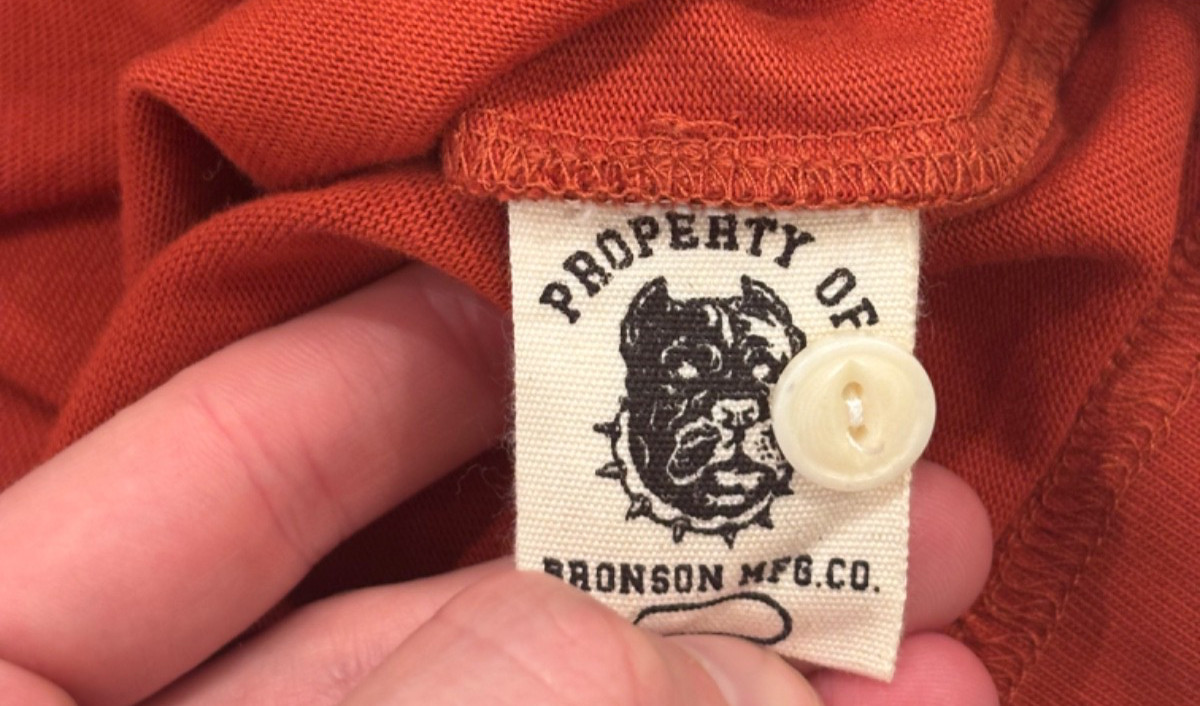 Bronson MFG Vintage Short Sleeve Henley Redwood Heritage Workwear Style Mens XL gallery