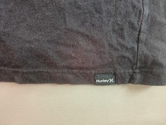Hurley Everyday Washed Graphic Logo Tee Dark Gray 100% Cotton Surf Skate Size L