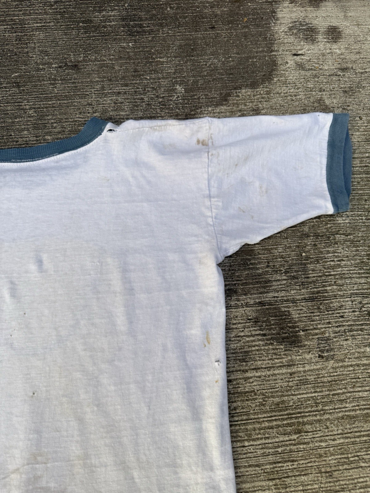 50’s/60’s Vintage Smiley Ringer Tee Size S gallery