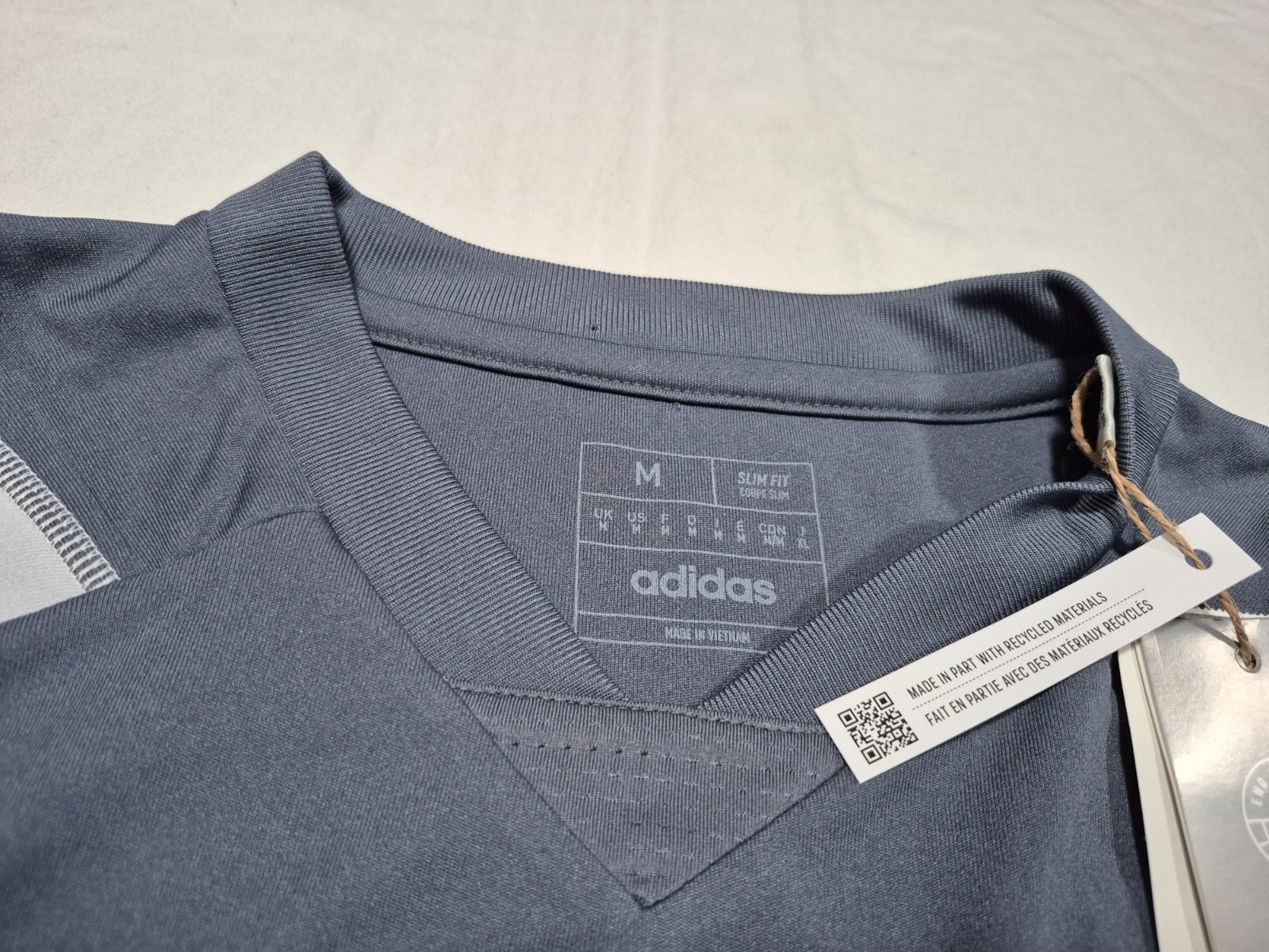 Adidas Mens Tiro 23 Competition Soccer Training Jersey Grey Shirt HP1906 SL gallery