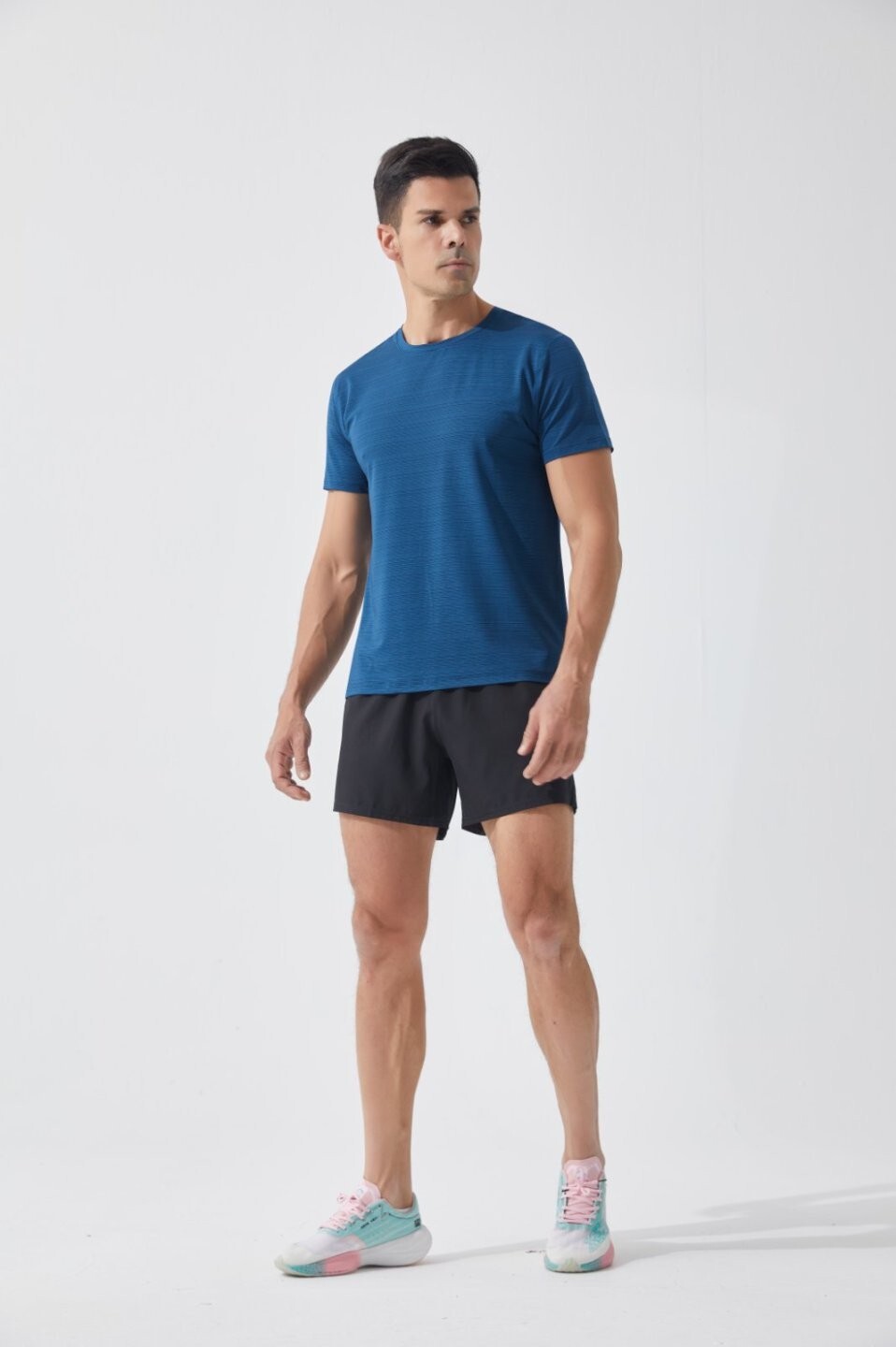 Men's Short Sleeve UPF 50+ Sun Protection Shirts Quick Dry Rashguard Gym Shirt gallery