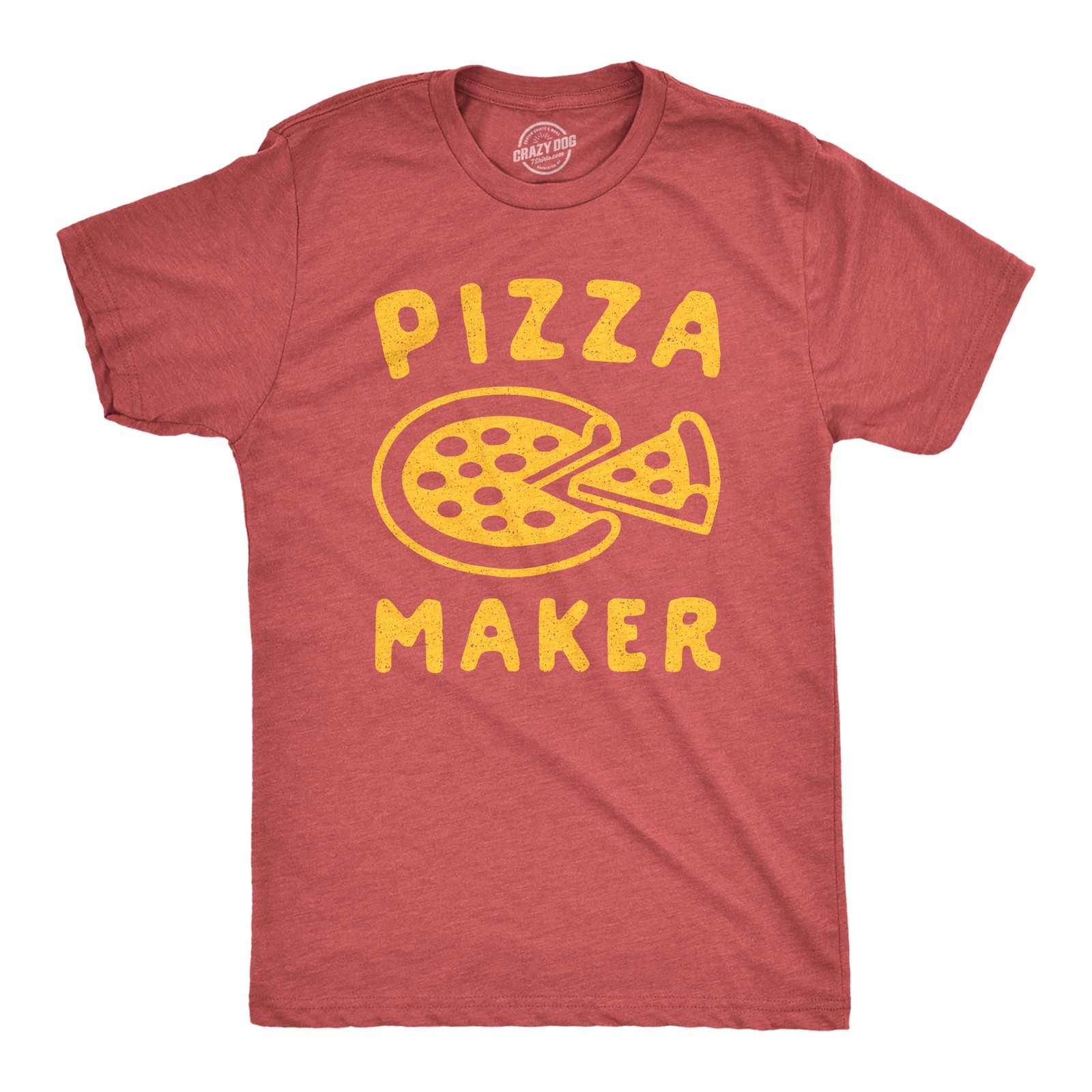 Mens Pizza Maker T Shirt Funny Italian Food Dad Baby Announcement Tee