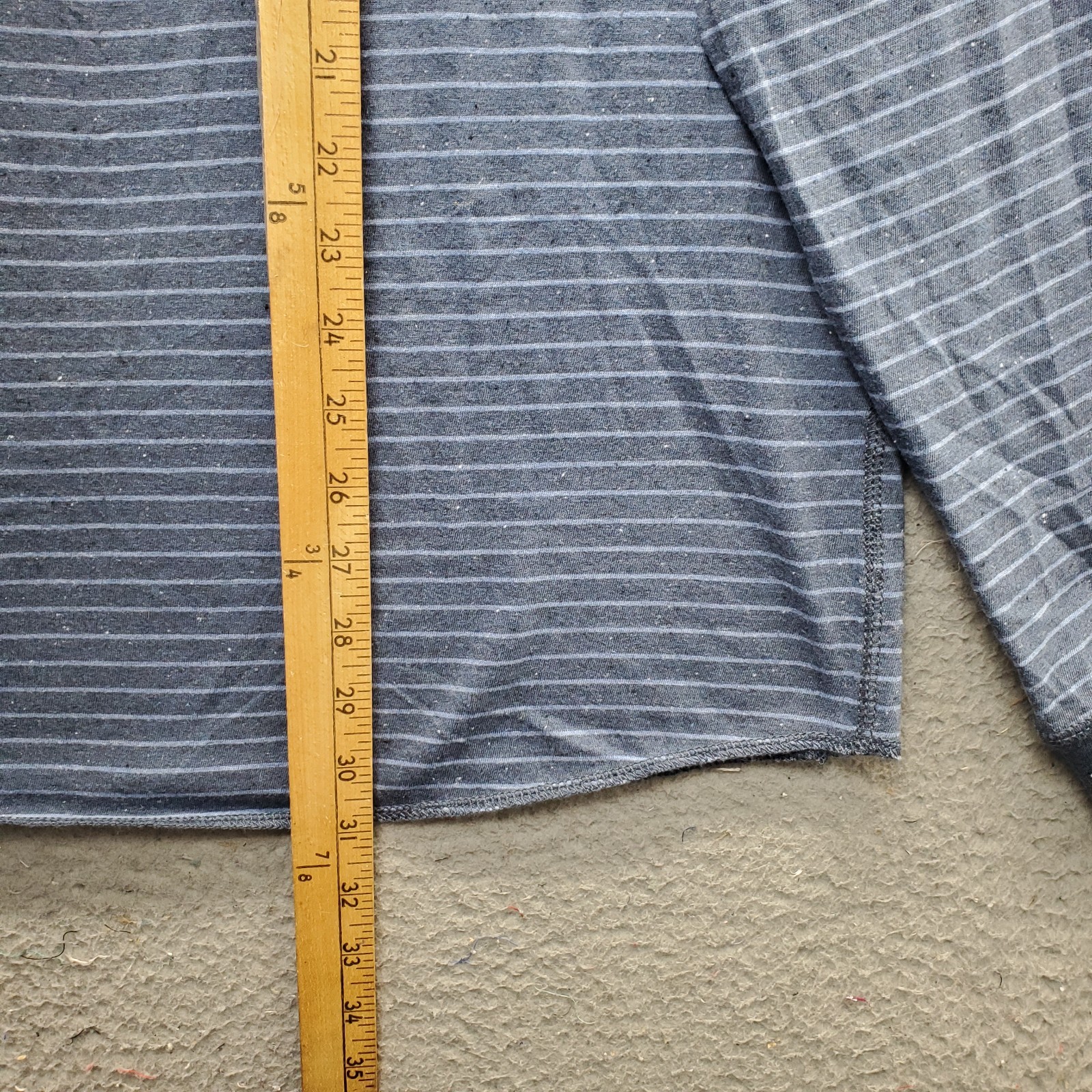 G.H. Bass & Co. Pocket Shirt Mens XXL Multi Striped Long Sleeve Pullover Tee gallery