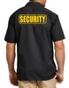 NEW MENS PRINTED SECURITY GUARD UNIFORM HEAVY THICK BUTTONS WORK DICKIES SHIRTS gallery