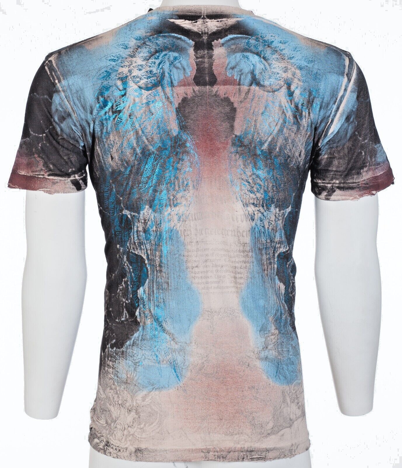 Rare $62 AFFLICTION Sand MARCO Short Sleeve Slim Fit Y2K T-shirt MMA Elite NWT gallery