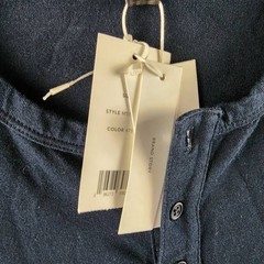 Vince Henley Placket Cotton Relaxed-Fit Shirt Men’s XL Blue Short Sleeve