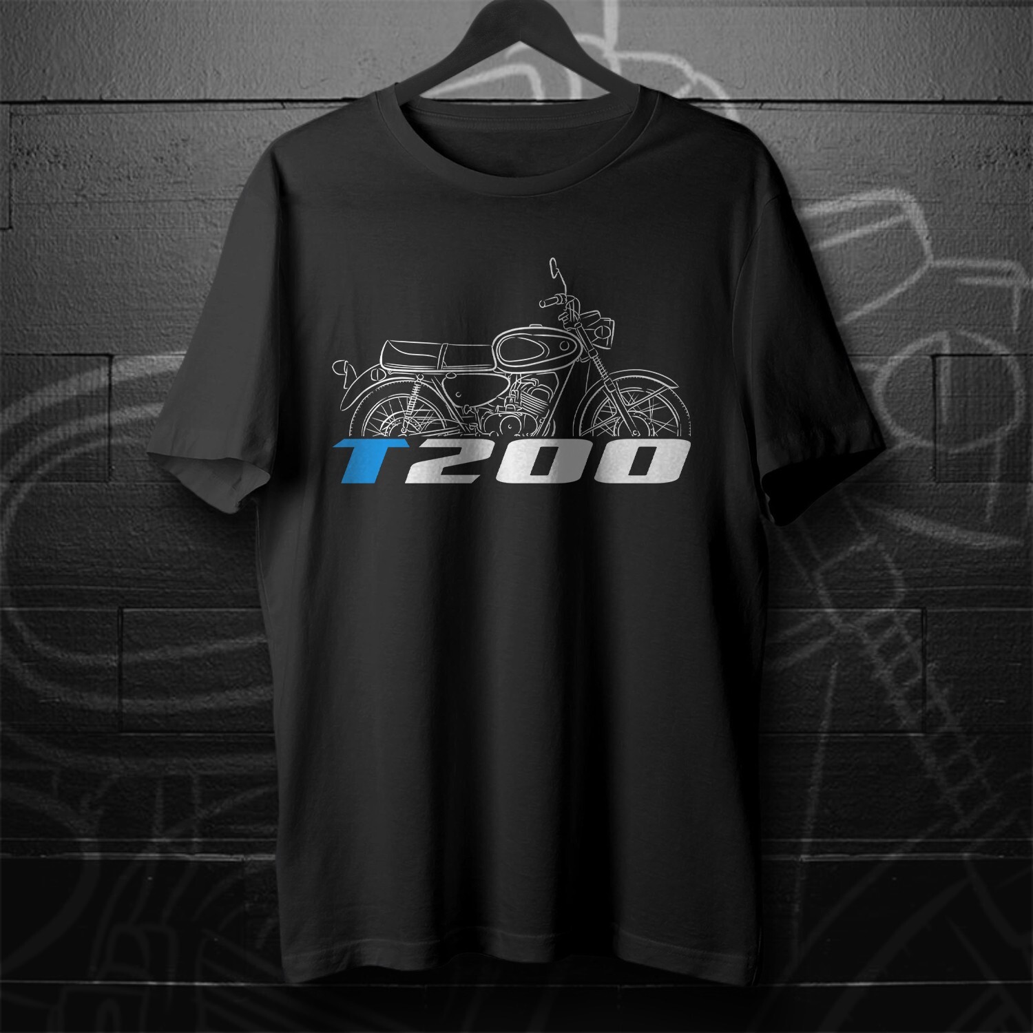 Suzuki T200 1967-1971 - Motorcycle T-Shirt for Riders gallery