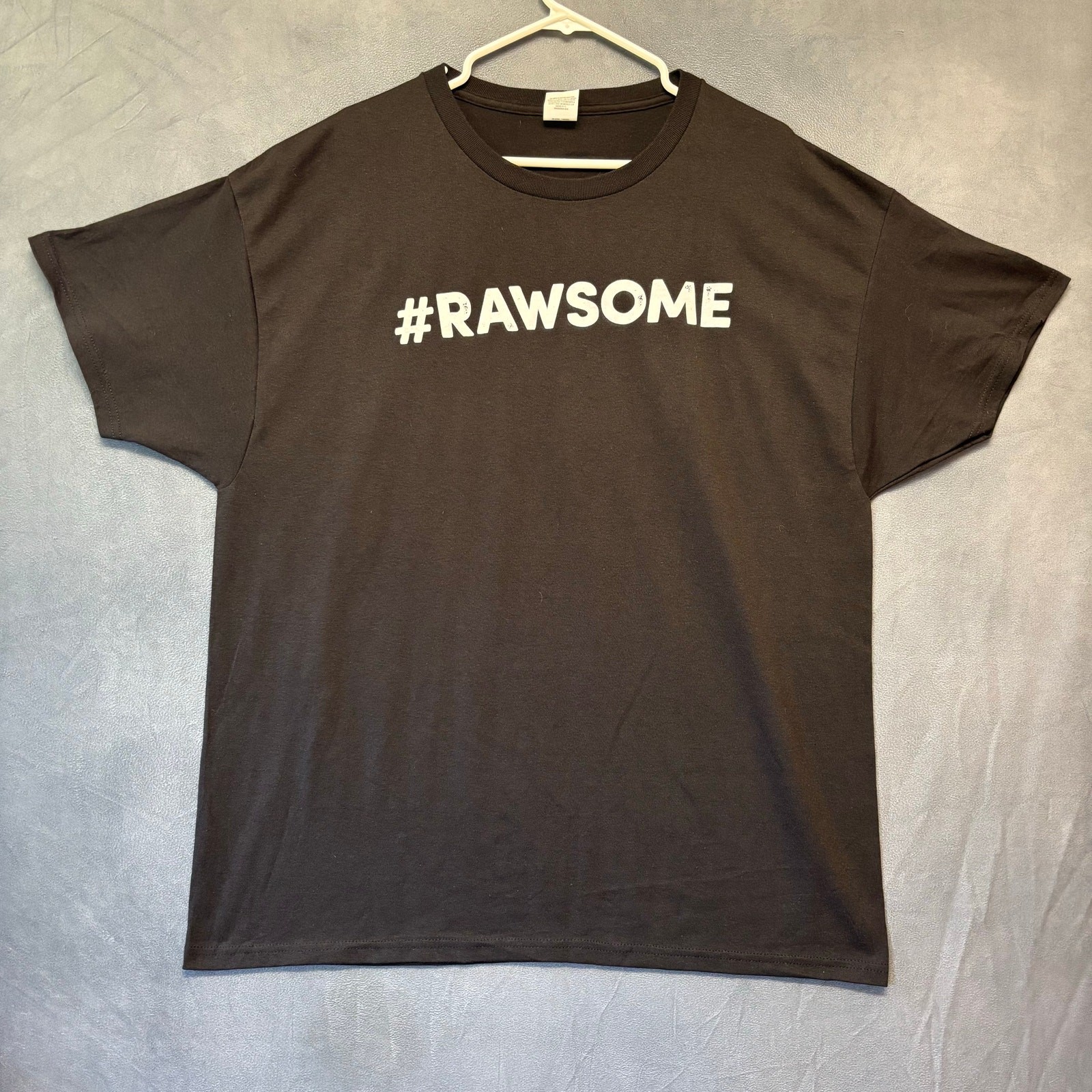 Hanes EcoSmart Acme Oyster House #RAWSOME T-Shirt XL Black New Orleans Seafood gallery