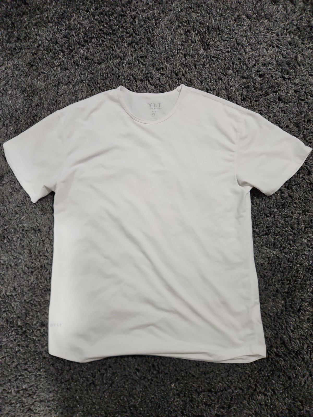 BYLT Premium Basics Shirt Mens XL White Signature Crewneck Tee Shirt Extra Large gallery