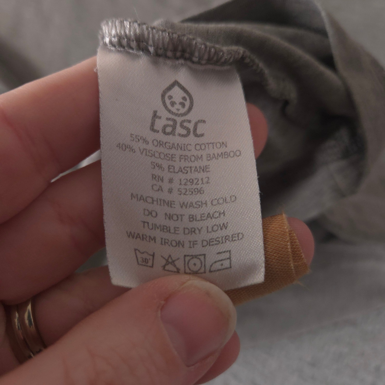 Tasc Shirt Mens Medium Gray Bamboo Cotton Blend Short Sleeve Activewear Tee gallery