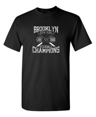 Brooklyn Stickball Champions Sarcastic Humor Graphic Novelty Funny T Shirt