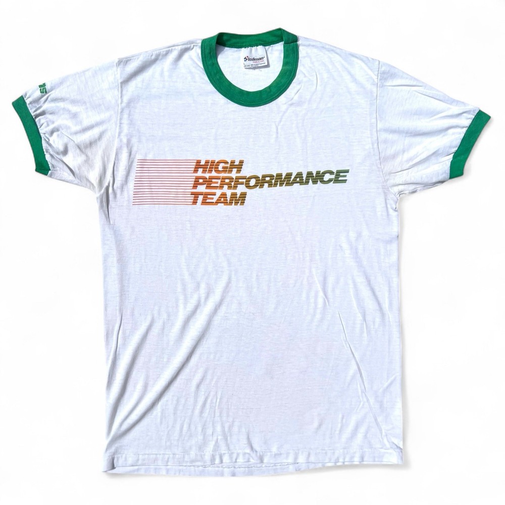 True Vintage 80s High Performance Team Stedman Ringer Obscure Tee T Shirt M