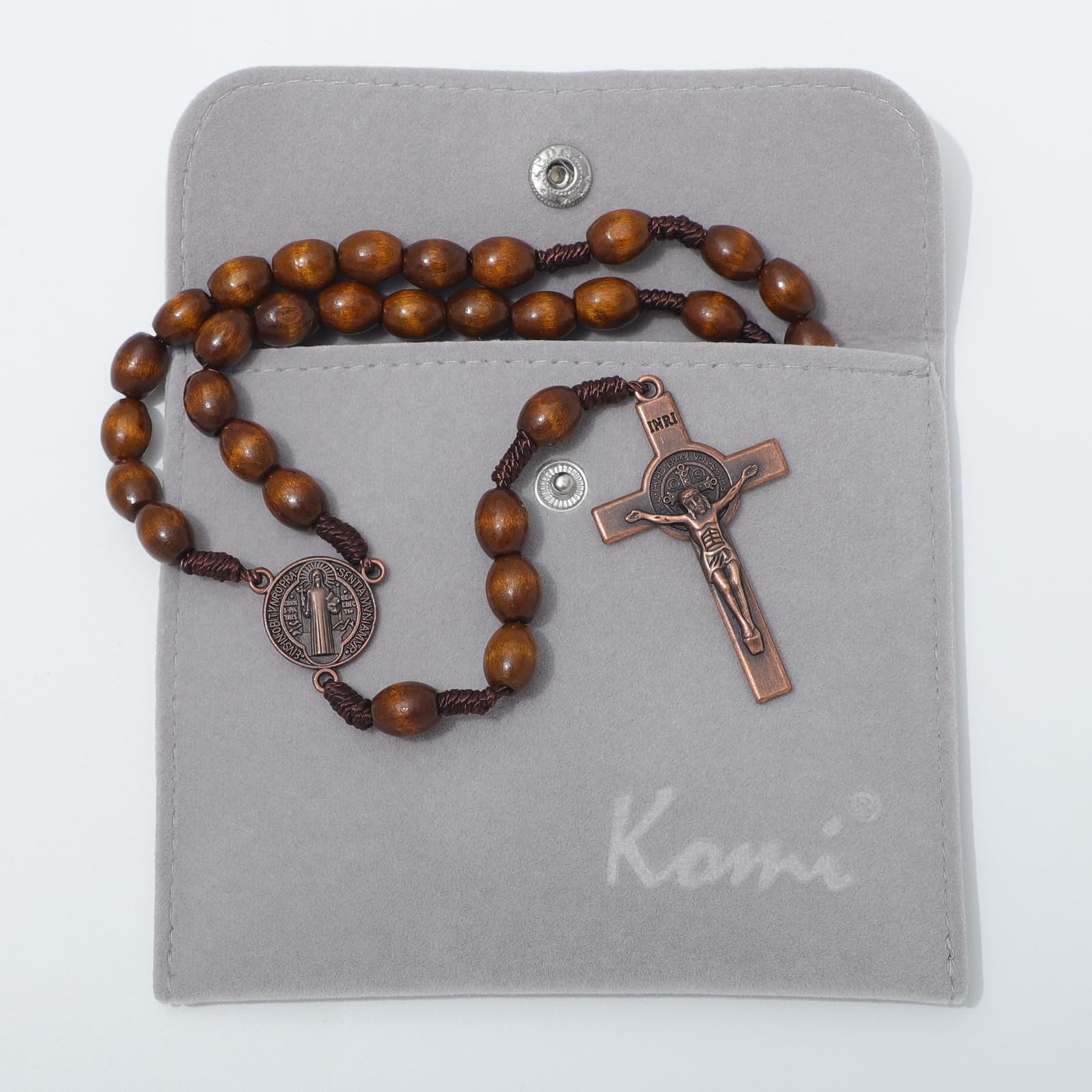 Handmade Wooden Catholic Rosaries, Rosary Beads Necklace Catholic Christian P... gallery
