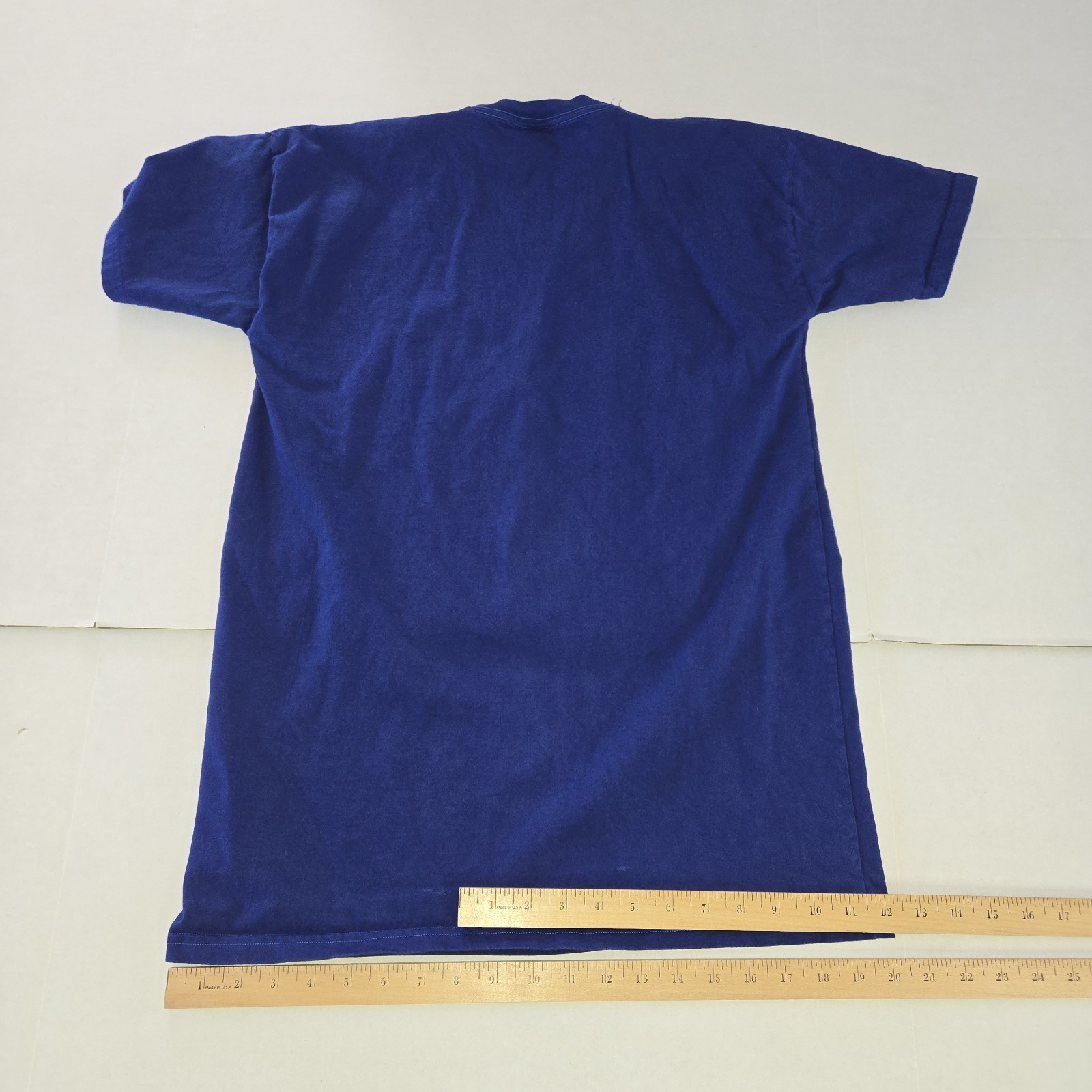 Peru Chullo Llama Peruvian Patriotic Blue Embroidery Short Sleeve T-Shirt XL Euc gallery
