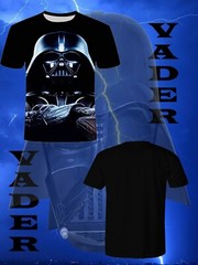 NEW! STAR WARS DARTH VADER BLCK SHORT SLEEVE T-SHIRT SZ (US M-2XL) ( TAG XL-6XL)
