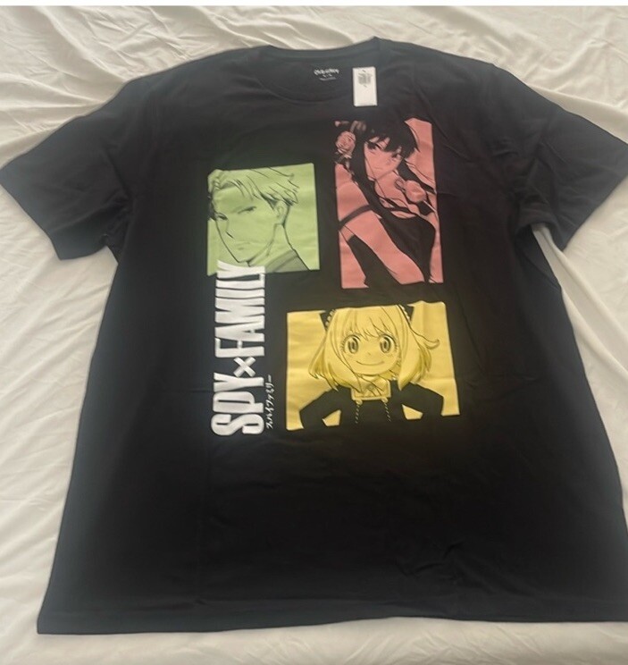 SpyXFamily T-Shirt Loid Yor Anya Forger Graphic NEW NWT Old Navy XL Anime Kawaii gallery