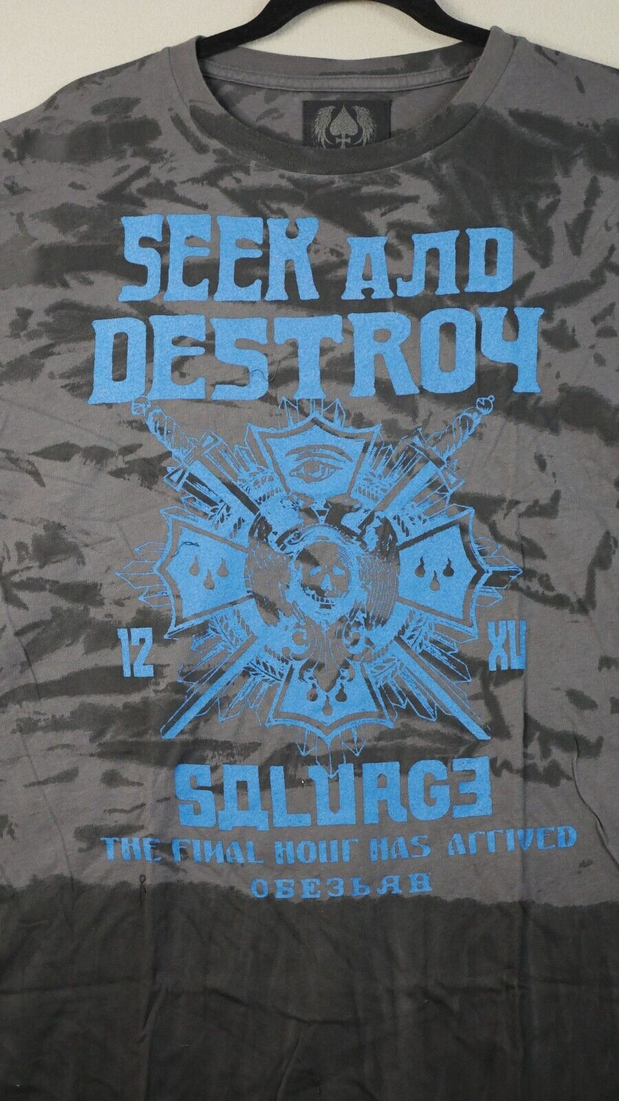 Genuine Vintage Salvage Brand T Shirt "Shogun" Charcoal V51T425 Size XXL gallery