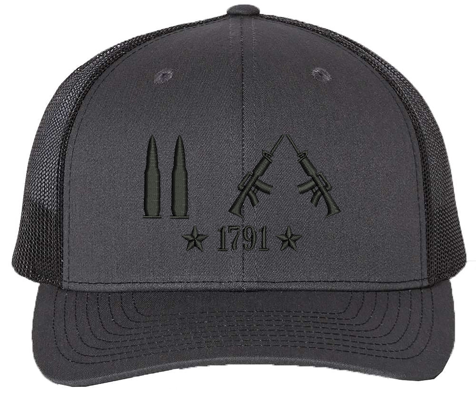 Only Bullets Guns 2A Richardson Embroidered One Size Fits All Trucker Hats gallery