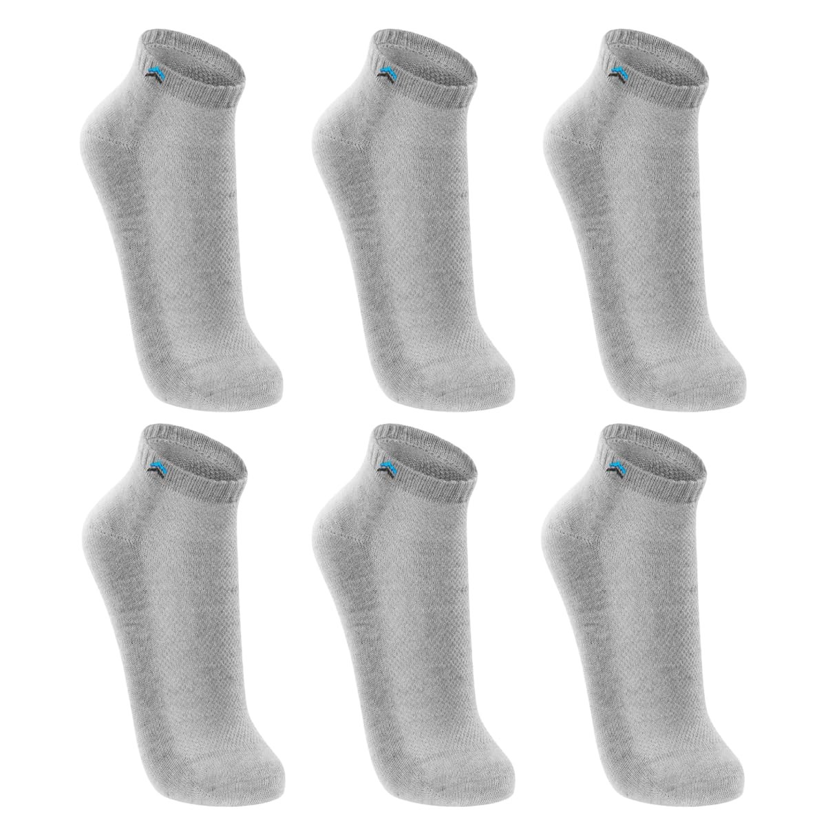 Mens Ankle Sports Socks 6-Pack Breathable Cushioned Running Training Gym