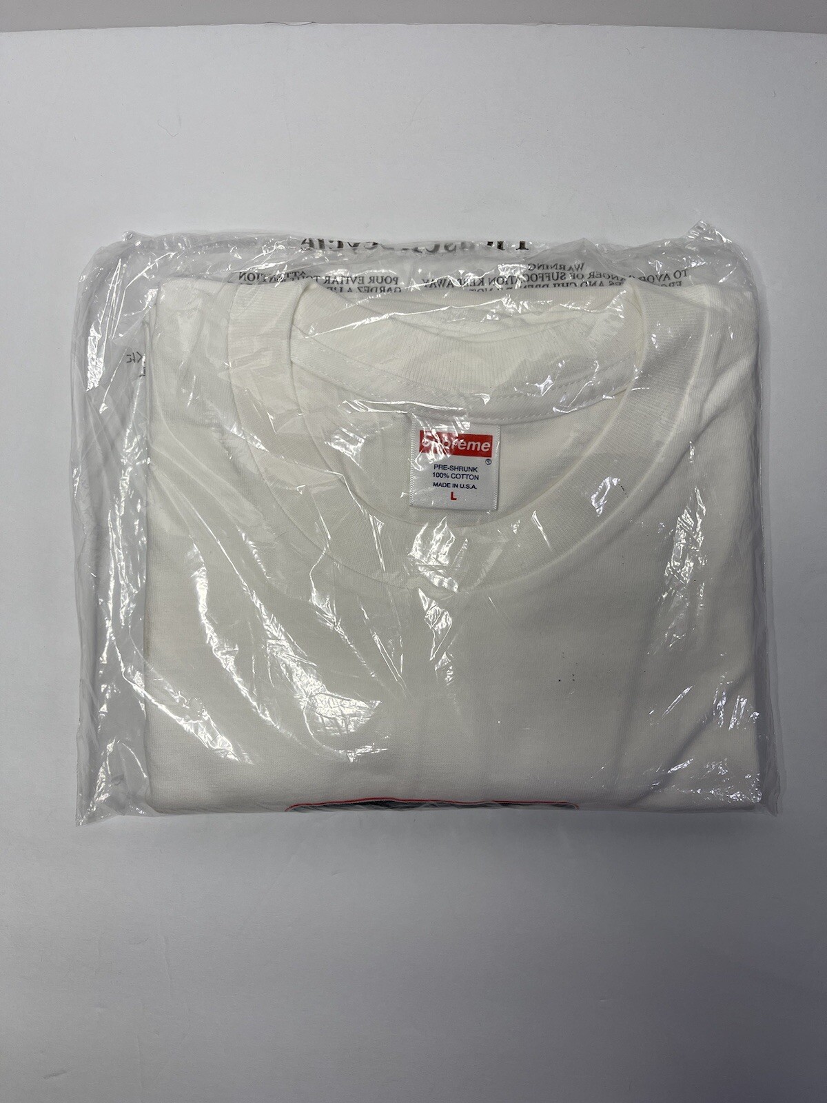 2021 Supreme Shadow Tee Size: L White S/S F/W Red Box Logo 🔥🔥🔥 gallery