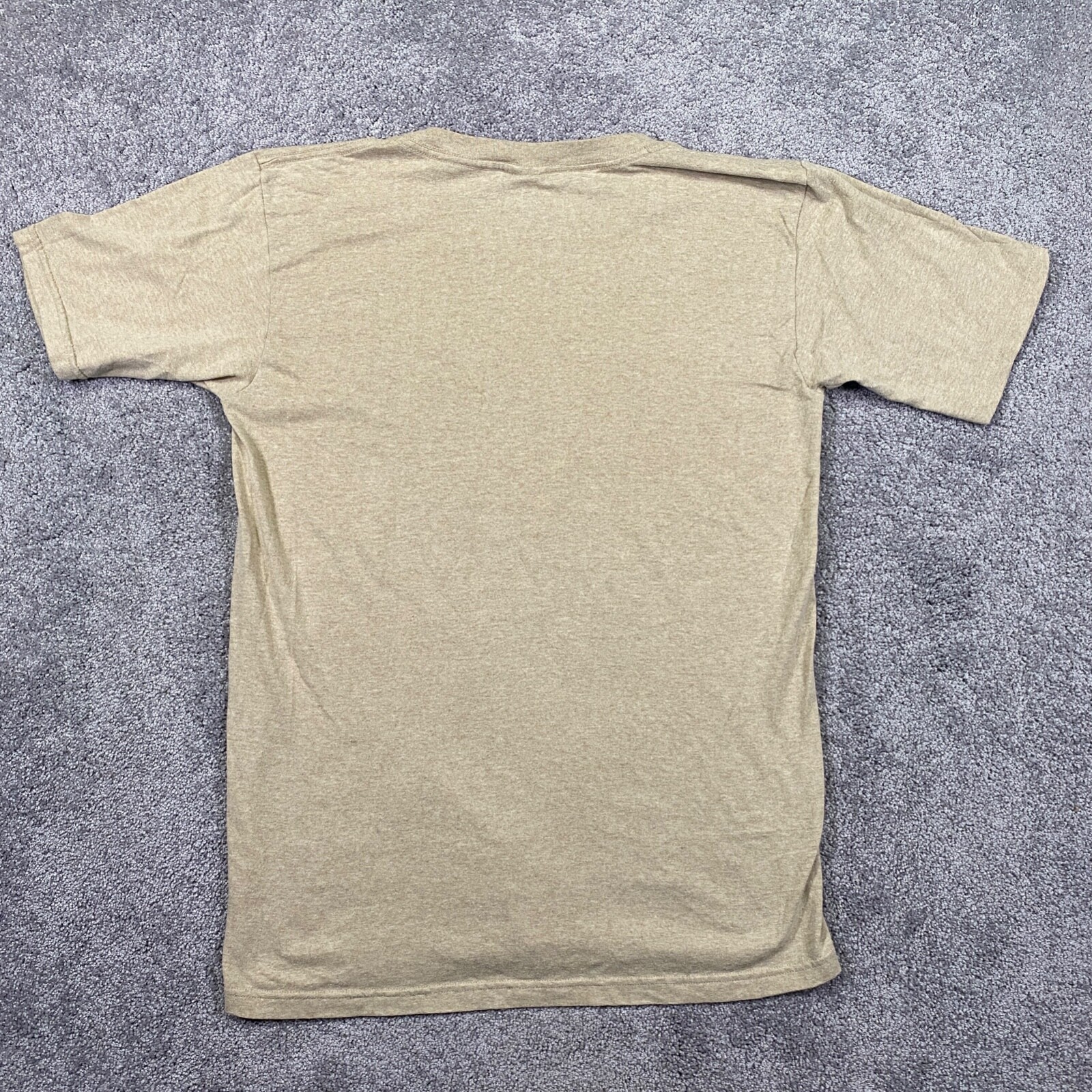 Yellowstone Park Shirt Mens Small Beige Eco Mountain Graphic Tee Bison Wolf Y2K gallery