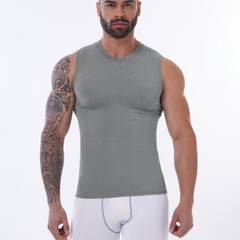 Men’s Cool Dry Compression Base Layer Tank Top Sports Running Basketball Workout