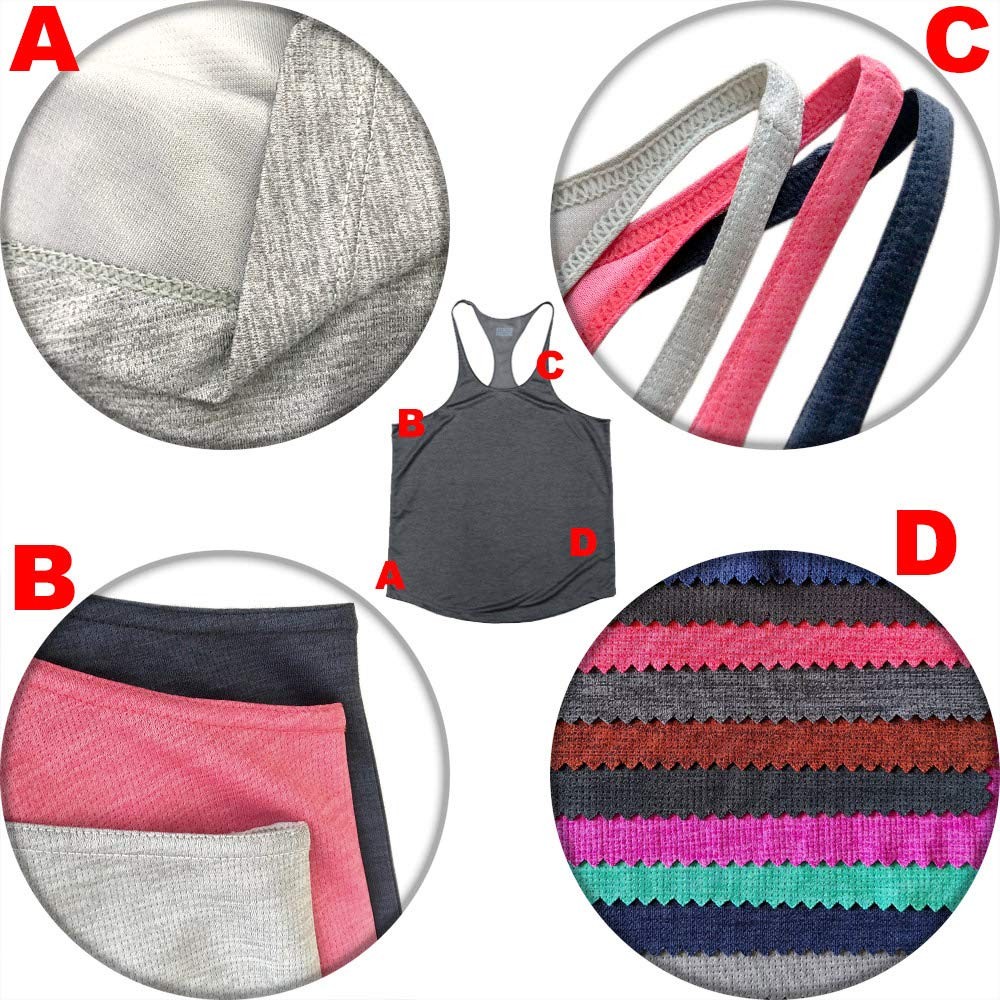 Muscle Cmdr Men's 3 Pack Stringer Tank Tops Bodybuilding Y-Back Gym Fitness W... gallery