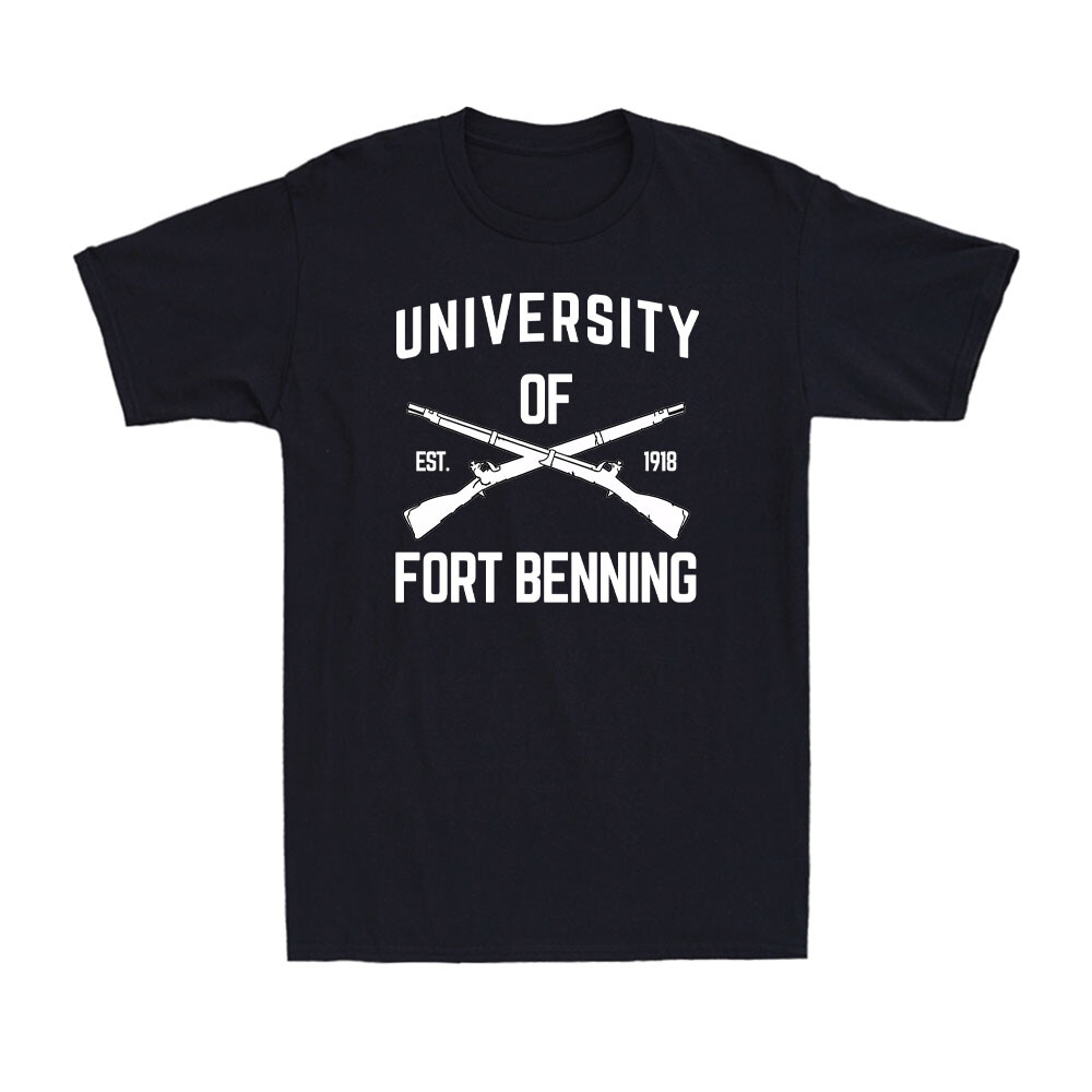University of Fort Benning Army Military Funny Political Vintage Men’s T-Shirt