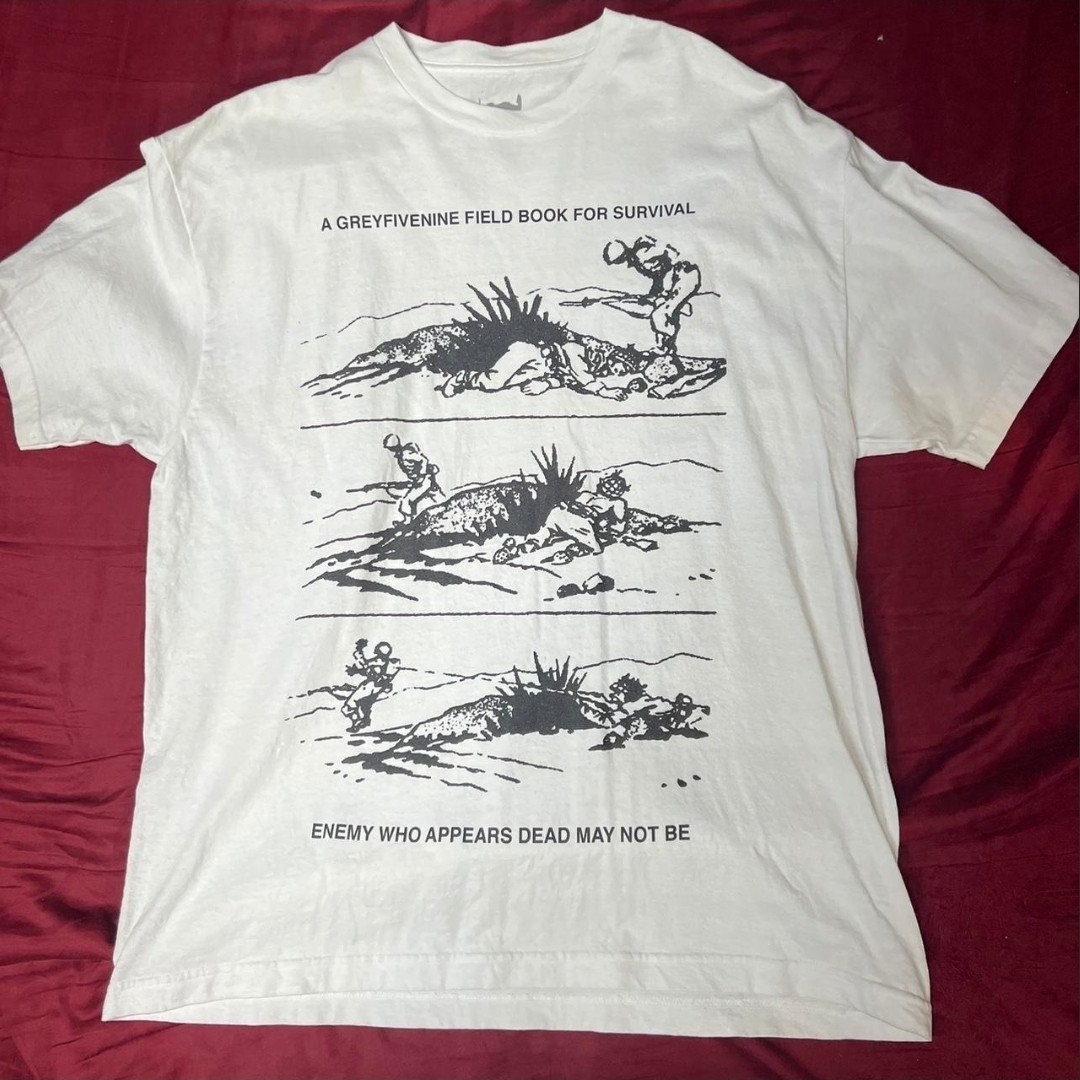 G59 Records "Field Book For Survival" Tee - Size Medium - BRAND NEW / DEADSTOCK gallery