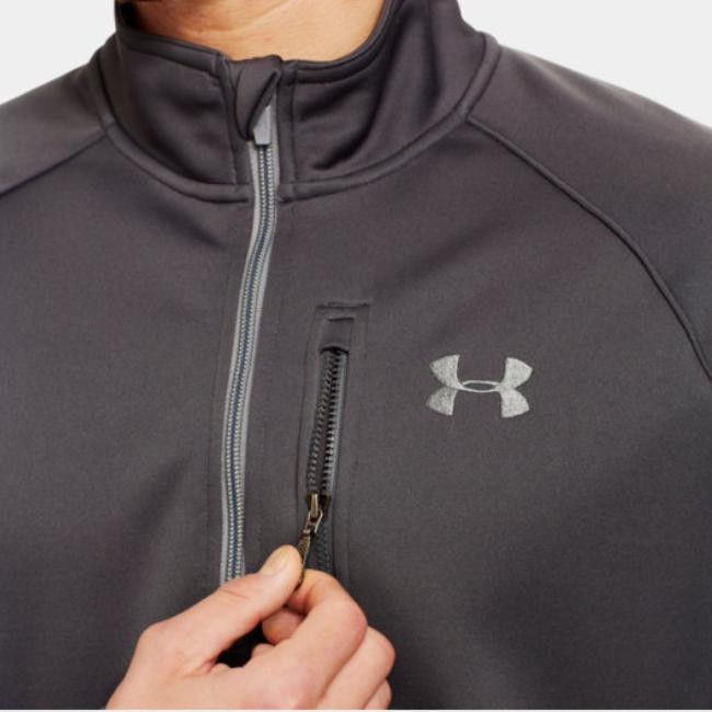 Under Armour Men's STORM Performance 1/4 Zip Gray ColdGear #1231174-084 gallery
