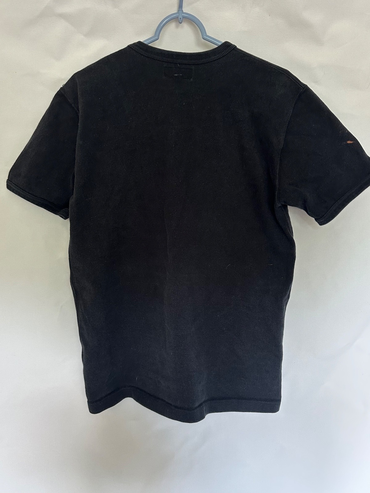 Iron Heart Heavy Weight Knit Wear Black T-Shirt – Made in Japan Size Large gallery