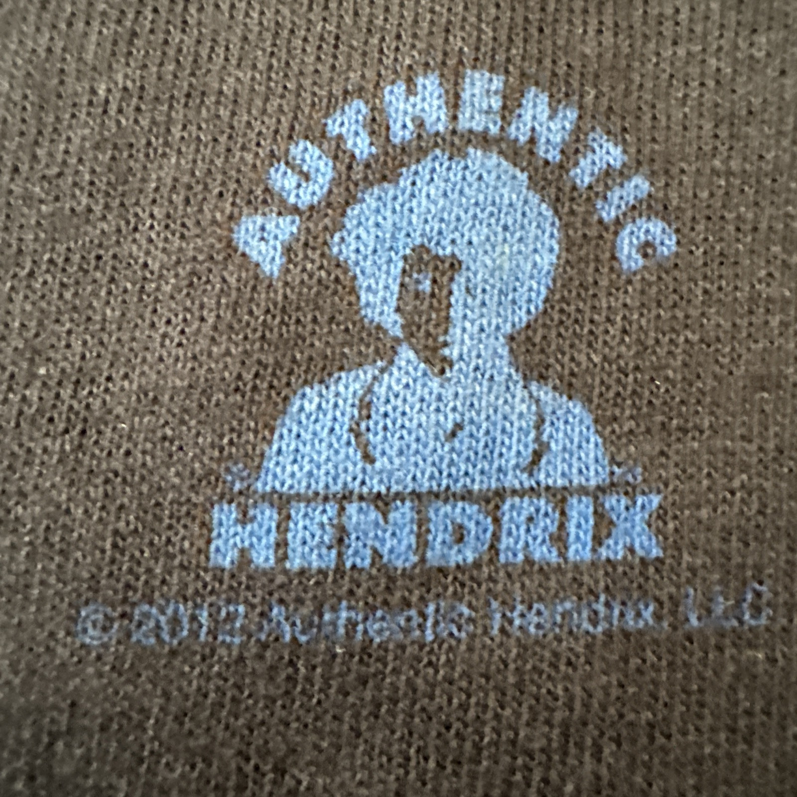 Jimi Hendrix Liquid Blue Shirt Mens L Black Graphic Tee 2012 DeadStock Collector gallery