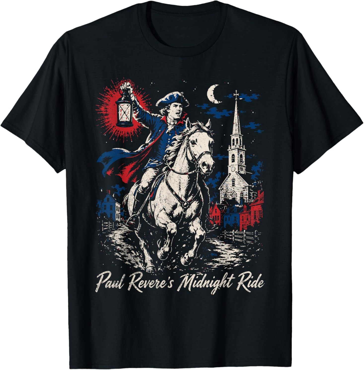 Fourth Of July Revolutionary War Shirts Paul Revere T-Shirt