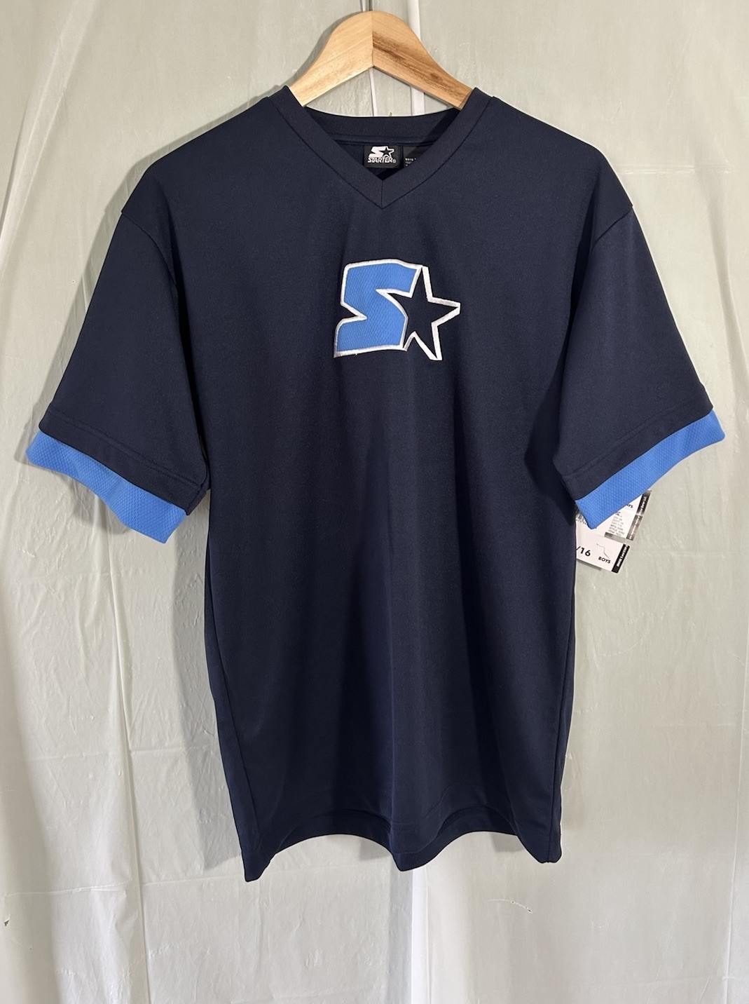 VINTAGE STARTER V NECK JERSEY SIZE 14/16 YOUTH XL BRAND NEW WITH TAGS!