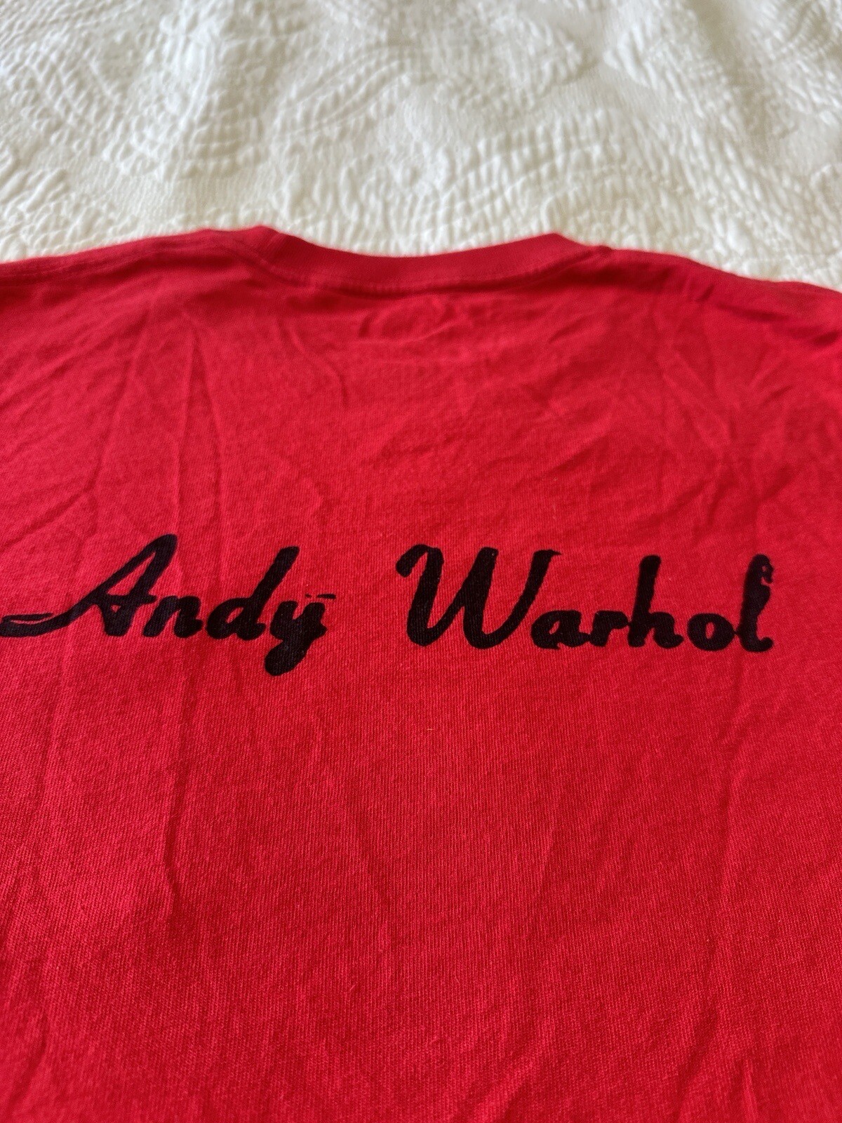 UNIQLO SPRZ NY ANDY WARHOL "GRAPHIC" RED MEN'S T-SHIRT Small gallery