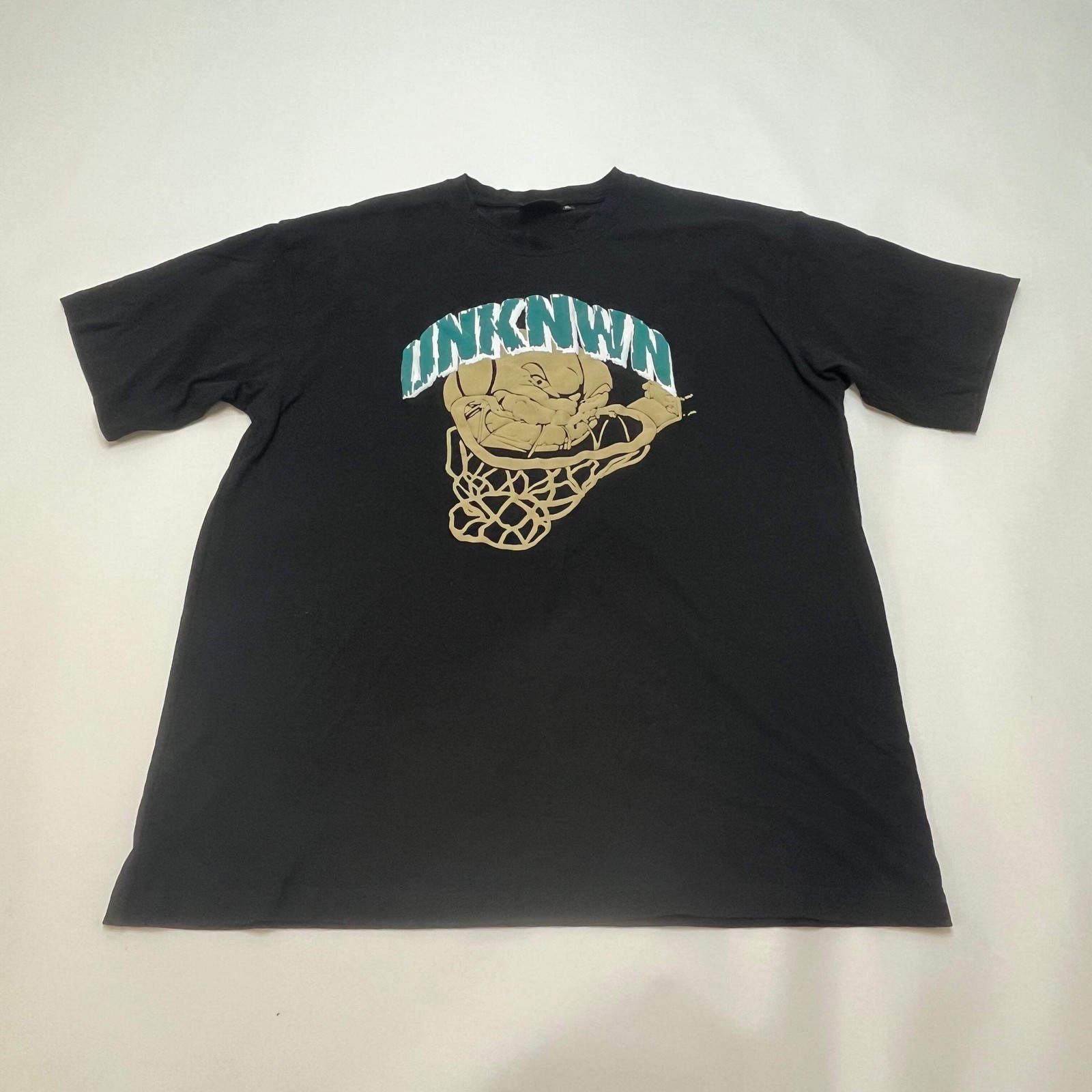 UNKNWN Mens Logo Hoop Shirt XL Black Used